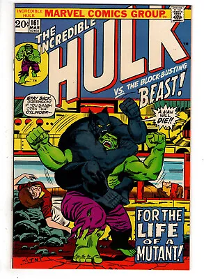 Buy Incredible Hulk #161 (1973) - Grade 9.0 - Beast Appearance - Steve Englehart! • 79.43£