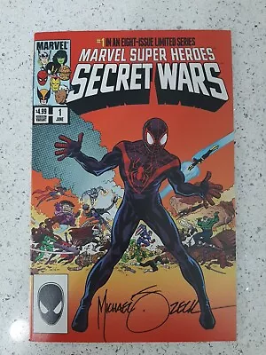 Buy Secret Wars #1 Heros CON Variant Signed By Mike Zeck NM • 98£