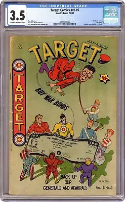 Buy Target Comics Vol. 6 #5 CGC 3.5 1945 4000008020 • 270.08£