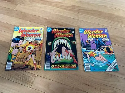 Buy WONDER WOMAN Lot 3 Copies 1977 #232 233 234 Marvel DC Comics • 24.11£