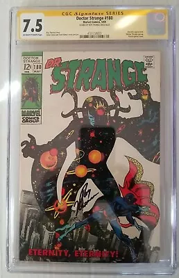 Buy Doctor Strange 180 CGC 7.5 Signed By Roy Thomas Off White/White Pages 1969 • 197.65£