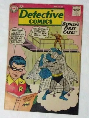Buy Detective Comics #265 1959 Bright Fn--  Batman Origin Retold, Martian Manhunter • 151.91£