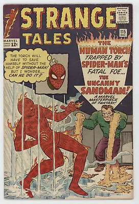 Buy Strange Tales 115 Marvel 1963 VG Human Torch Spider-Man Doctor Strange Origin • 354.79£