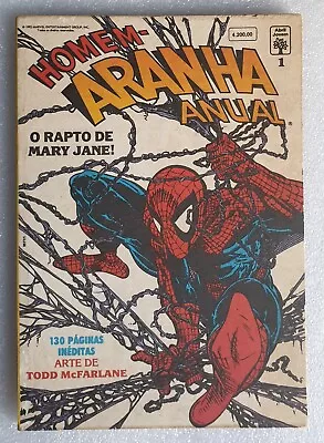 Buy Marvel Age 90 Cover Todd McFarlane - Brazilian Comics In Portuguese 1992 • 15.88£