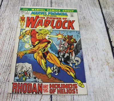 Buy 1972 Marvel Premiere The Power Of Warlock #2 Rhodan Hounds Of Helios *Mid Grade* • 12.86£