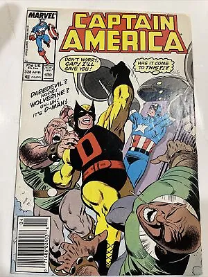 Buy CAPTAIN AMERICA #328 Newsstand VF/FN 1st APPEARANCE D-MAN Marvel 1987 Key!! • 10.39£