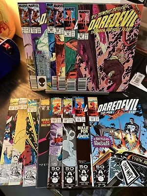 Buy 17 Comic Lot Daredevil #241-309 Marvel 1987-92 Inferno • 15.88£