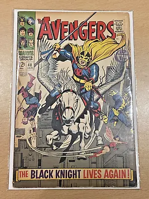 Buy Avengers 48 – Silver Age Marvel Comics – 1st Black Knight –FN- • 139£