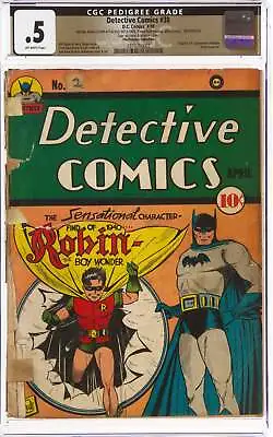 Buy Detective Comics 38 CGC 0.5 (The Promise Collection) • 28,619.86£