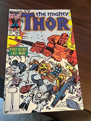 Buy Thor #362 Walt Simonson! Loki! Hela! Balder! MARVEL COMICS 1985 • 3.90£