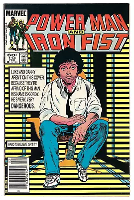 Buy Marvel Comics POWER MAN AND IRON FIST #114 First Printing Newsstand Variant • 1.03£