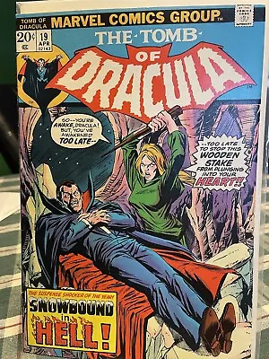 Buy Tomb Of Dracula #19 NM Blade The Vampire Slayer MARVEL COMICS 1974 • 19.71£