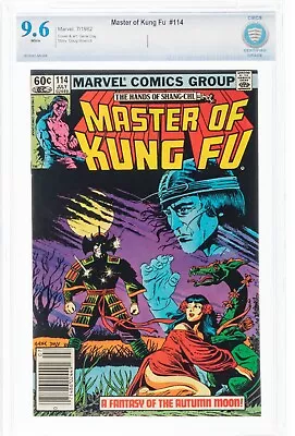 Buy Master Of Kung Fu #114 NEWSSTAND (Marvel, 1982) CBCS NM+ 9.6 White Pages 🔥 Cgc • 53.76£