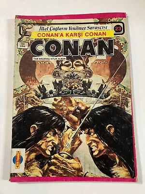 Buy CONAN The BARBARIAN Turkish Comic #23 1984 Rare Series Fully Colourful • 40.12£