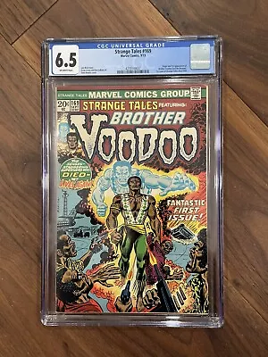 Buy Strange Tales #169 CGC 6.5 OW Pages, 1st App Of Brother Voodoo, Marvel 9/73 • 196.33£