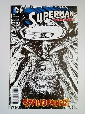 Buy Superman #26, VFN-, New 52, 1:25 B&W Variant Cover, Wonder Woman, Scott Lobdell. • 8.95£