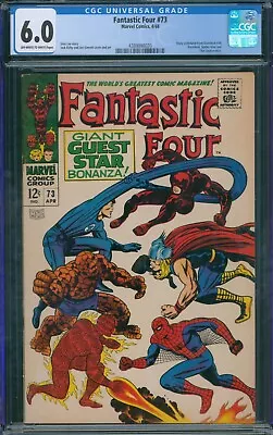 Buy Fantastic Four #73 1968 CGC 6.0 OW-W Pages! • 60.05£