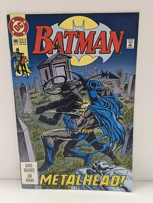 Buy BATMAN # 486 VF- NEWSSTAND COPY DC COMICS 1992 METALHEAD Comic Book • 5.43£