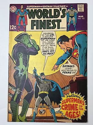 Buy World's Finest Comics #183 (1969) In 6.5 Fine+ • 5.73£