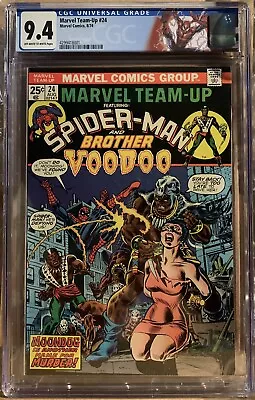 Buy Marvel Team Up #24 1974 CGC 9.4  Spider Man Brother Vodoo • 154.17£