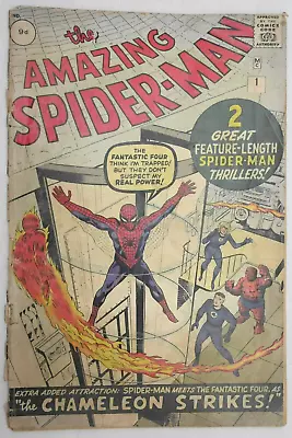 Buy Amazing Spider-Man #1 2nd Appearance Of Spider-Man  Marvel Comics (1963) GRAIL! • 4,496.35£