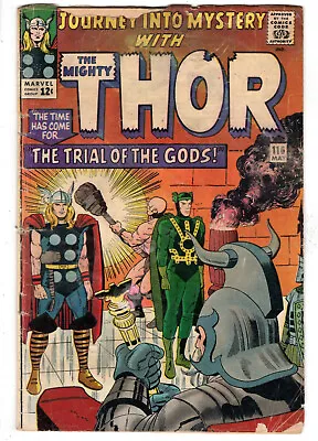 Buy Journey Into Mystery #116 (1965) - Grade 2.5 - 1st App Ringa & Hymir - Thor! • 32.17£