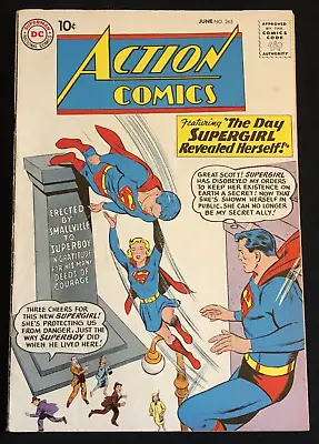 Buy April 1960 DC Action Comics #265 Superman Looks Nice! • 25.59£