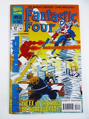 Buy Marvel FANTASTIC FOUR Annual #27 Key 1st T.V.A. Loki Disney+ TV VF/NM (9.0) • 12.58£