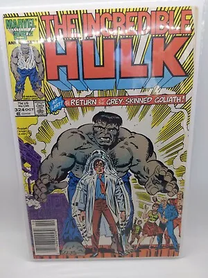 Buy Incredible Hulk #324 The Return Of Grey Hulk 1986 • 19.79£