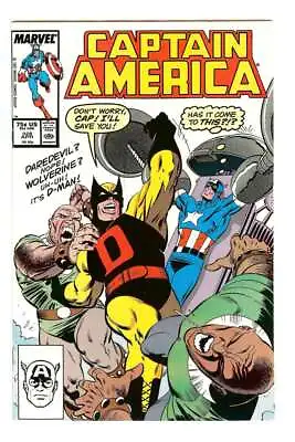 Buy Captain America #328 9.0 // Mike Zeck & John Beatty Cover Marvel Comics 1987 • 26.54£