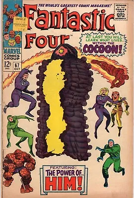Buy Fantastic Four #67 - 1st Appearance HIM / Adam Warlock! Marvel 1967 • 33.93£