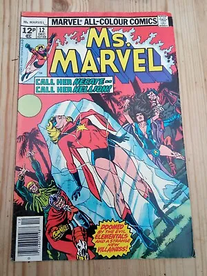 Buy Ms Marvel #12 - Marvel 1976 - Pence Marvel Comics • 9.99£