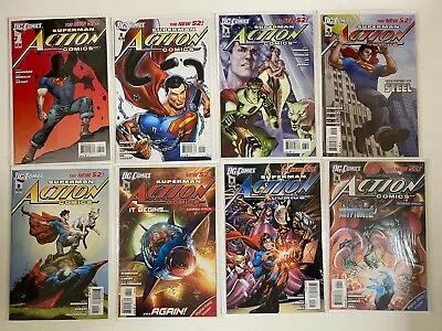 Buy Action Comics (2nd Series) Lot 41 Diff Variants From:#1-51 8.0 VF (2001-16) • 78.84£