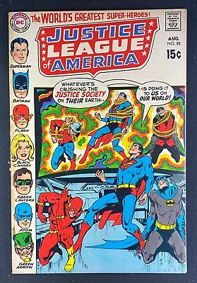Buy Justice League Of America (1960) #82 FN (6.0) Neal Adams Cover • 15.85£