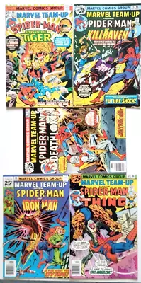 Buy Marvel Team-Up #40, 45, 46, 47, 48.  5 BOOKS! • 15.81£