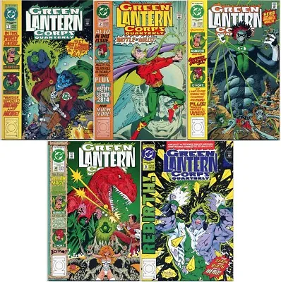 Buy Green Lantern Corps Quarterly #1 2 3 4 5 (dc 1992-93) Nm First Print White Pages • 19.99£