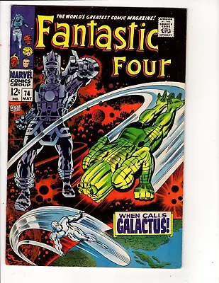 Buy Fantastic Four #74 -1968-KEY (THIS BOOK HAS MINOR RESTORATION SEE DESCRIPTION) • 29.90£