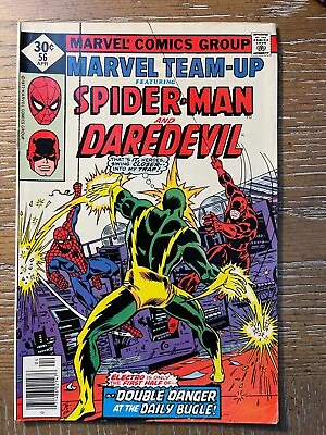 Buy Marvel Team-up #56, Spider-man And Daredevil, Very Fine • 7.20£