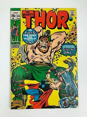 Buy The Mighty Thor #184 1ST App Of The Silent One Marvel 1971 • 23.18£