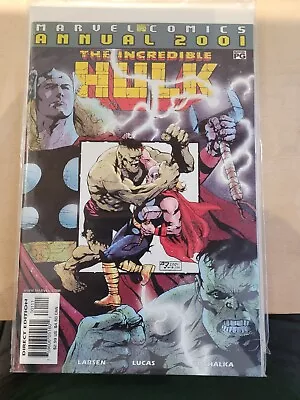 Buy INCREDIBLE HULK 2001..ANNUAL..Hulk Vs Thor..NM Unread 1st Print..rare • 4£