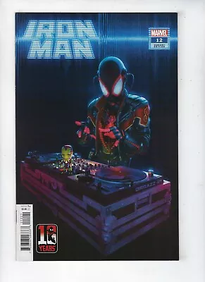 Buy Iron Man # 12 Marvel Comics Rahzzah Miles Morales Variant Cover Nov 2021 NM • 4.95£