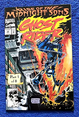 Buy Ghost Rider #28/ Rise Of The Midnight Sons 1992 Marvel Comics.In Excellent Shape • 19.69£