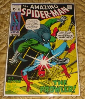 Buy Amazing_spider-man 93# 3rd Prowler - The Lady And The Prowler - Beautiful Copy 7 • 74.99£