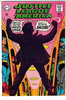 Buy JUSTICE LEAGUE OF AMERICA #65, FN/VF, DC Comics (1968) • 19.95£