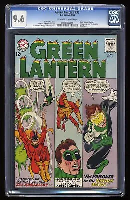 Buy Green Lantern #35 CGC NM+ 9.6 Off White To White 1st Appearance Aerialist! • 489.19£