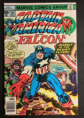 Buy Captain America 214 Jack Kirby Falcon Shield V 1 Avengers Marvel Comic Hulk Thor • 17.69£