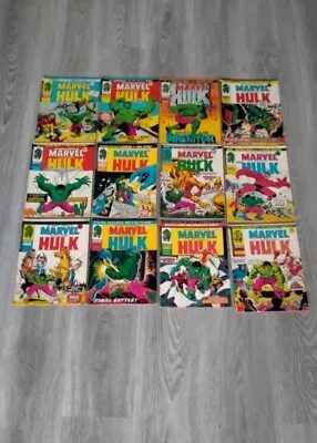 Buy X12 Hulk Marvel 1975 Comic Bundle 103 111 116 117 122 125 126 127 128 129 130 + • 27.50£
