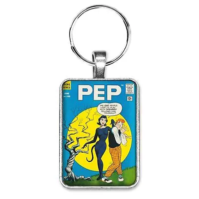 Buy PEP #155 Cover Key Ring Or Necklace Archie Comics Book Jewelry Sexy Cat Woman • 10.21£