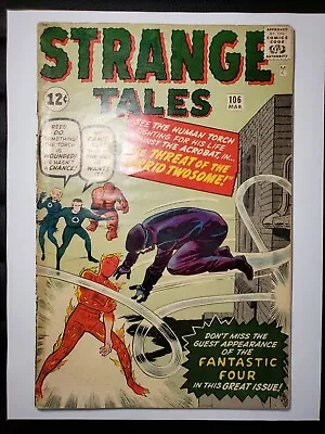 Buy Strange Tales #106 - Very Good/Fine | VG/FN | 5.0 - Many Pics! Fantastic Four! • 149.42£