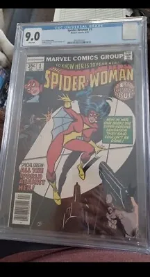 Buy Spider-woman 1 Cgc 9.0 White Pages Marvel Comics 1978 • 79.06£